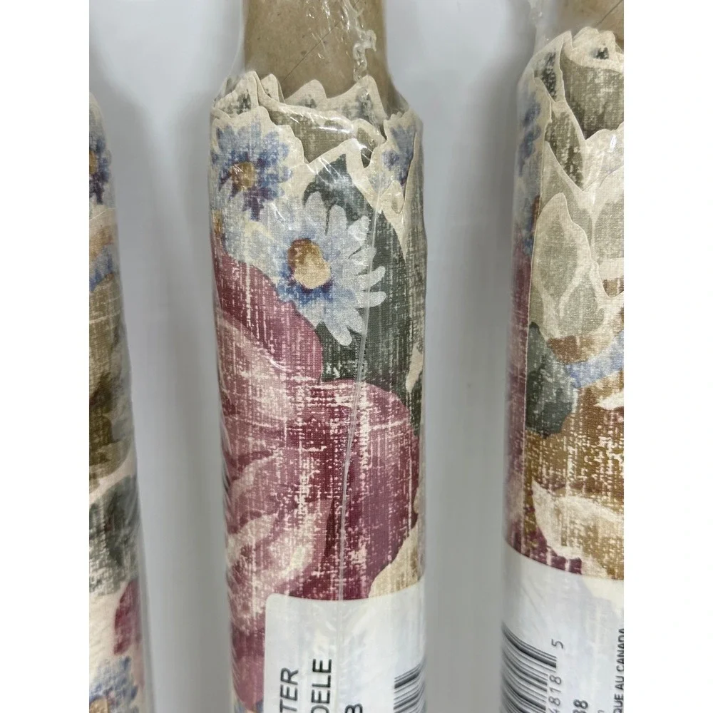 VTG Westchester Wallpaper Border Floral Rose Scroll Lot of 3 ES 40020B 5 Yds New